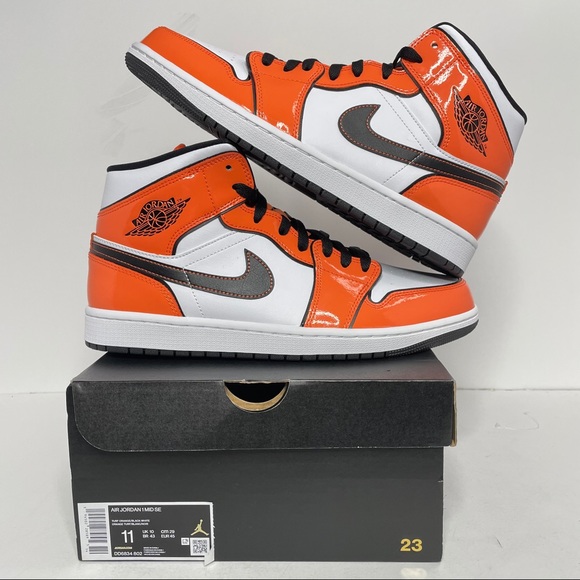 Jordan Other - Nike Air Jordan 1 Retro Mid SE Turf Orange NEW
